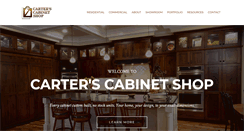 Desktop Screenshot of carterscabinetshop.com