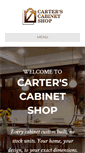 Mobile Screenshot of carterscabinetshop.com